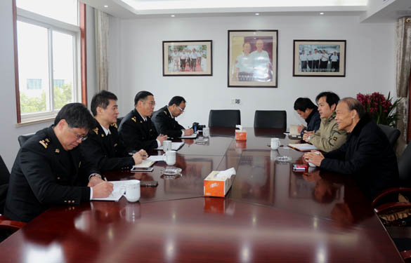 常州海关溧阳处事处主任李旭敏一行来JDB电子电缆调研