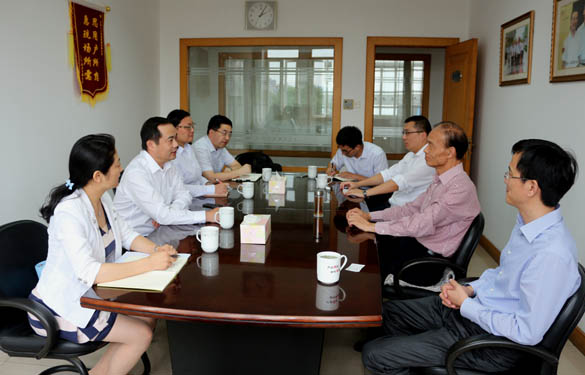 2015年6月4日，中国银行常州分行行长程祥一行来JDB电子电缆调研