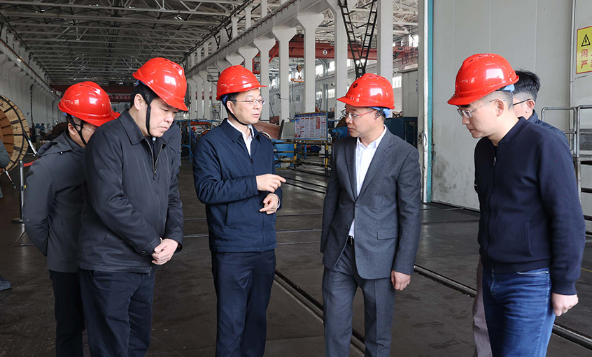 常州市委副书记、市长周伟一行走访JDB电子电缆